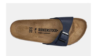 Tenisky a topánky Birkenstock Madrid BS Birko-Flor Narrow Fit Slide Sandal Navy | 1029797, 4