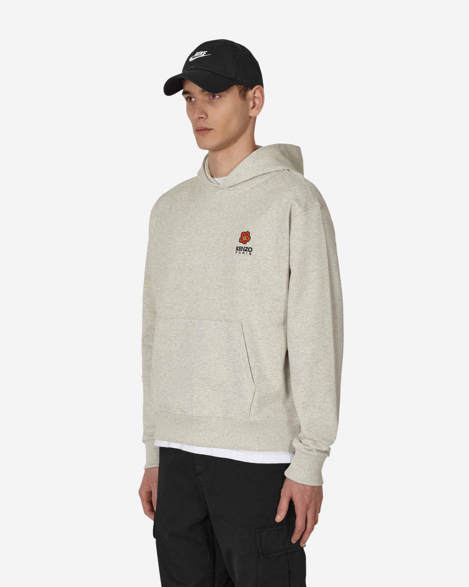 Mikina KENZO 'Boke Flower' Crest Classic Hooded Sweatshirt Šedá | FD55SW4414MF 93, 1