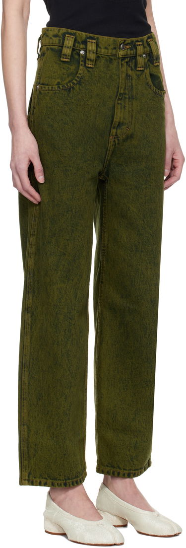 Džínsy Eckhaus Latta Eckhaus Latta Baggy Jeans Zelené | 555-EL-PS25-B -, 1