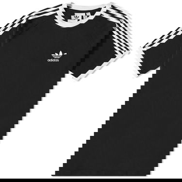 Tričko adidas Originals 3 Stripe Tee Čierna | IA4845, 0