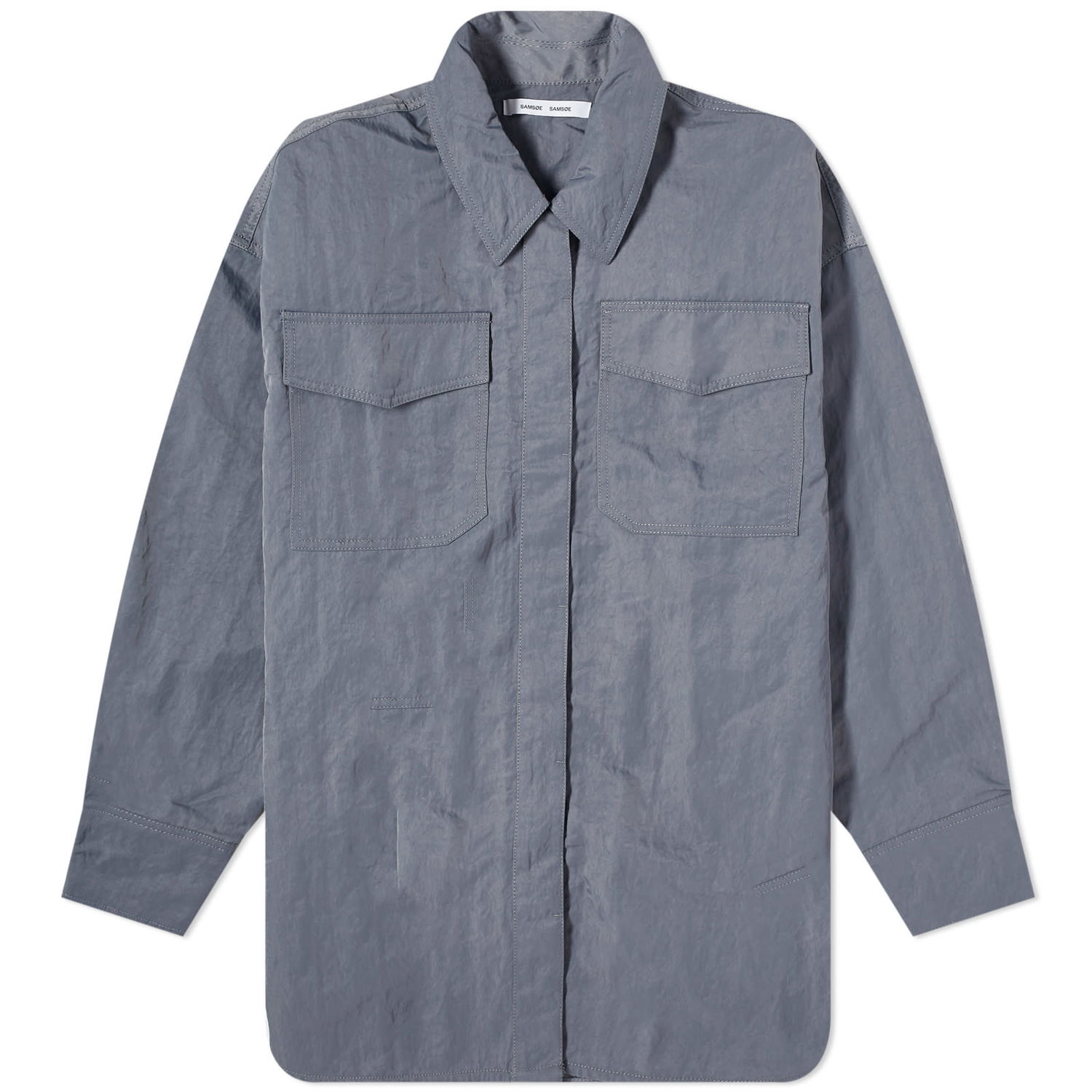 Košeľa Samsoe Samsoe Samsøe Samsøe Gira Shirt Šedá | F23400007-194215TCX, 0