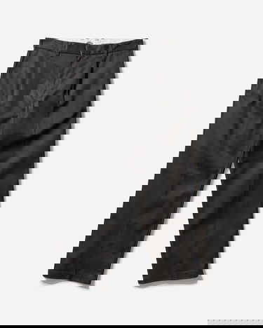Nohavice WACKO MARIA Pleated Trousers Čierna | 25SS-WMP-DC01 BLACK, 0