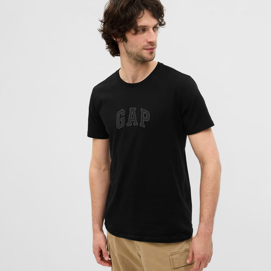 Tričko GAP New Arch Tee Čierna | 570044-02, 0