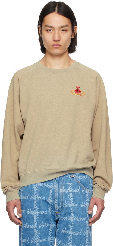 Sveter Vivienne Westwood Vivienne Westwood Overdye Raglan Sweatshirt Béžová | 3I010004-J008P-, 0