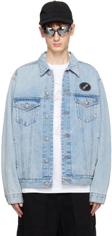 Bunda We11done We11done Oversized Denim Jacket Modrá | WD-DJ4-20-017-U-IC, 0