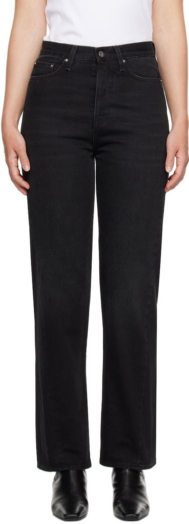 Džínsy TOTEME TOTEME Twisted Seam Denim Jeans Čierna | 231-240-744, 0