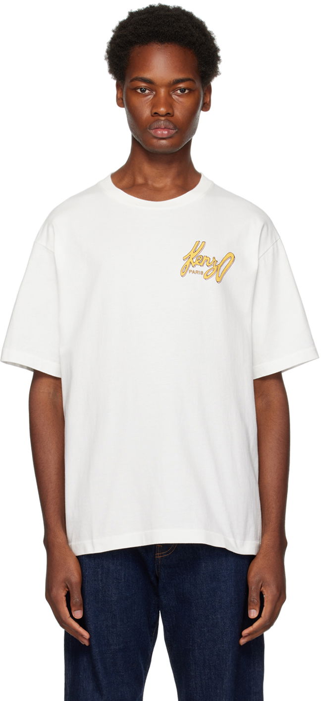 Tričko KENZO Paris Archive OV T-Shirt Biela | FD65TS1194SG, 0