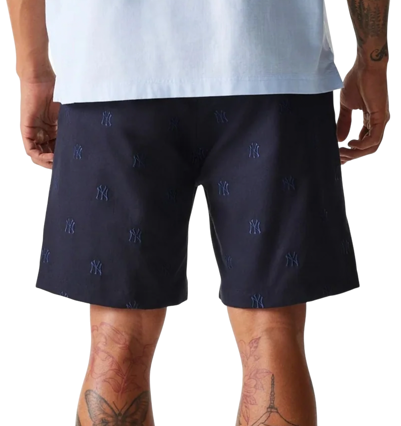 Šortky New Era New Era MLB New York Yankees Monogram Shorts Navy | 60667820-60667820, 1