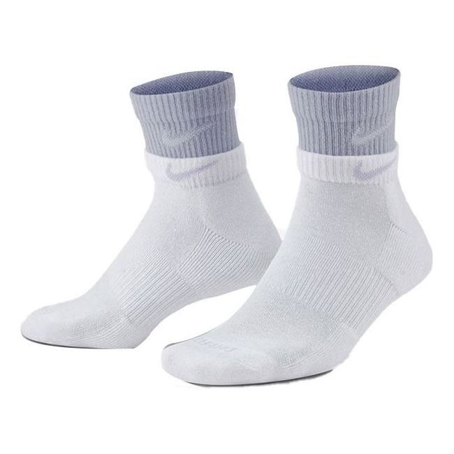Ponožky Nike Everyday Plus Cushioned Ankle Socks (2 Pairs) Biela | DH4058-101, 0