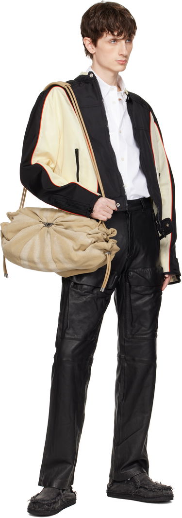 Taška cez rameno Diesel Diesel Scrunch-D Crossbody Bag Béžová | X10344-PR555-T2065, 3