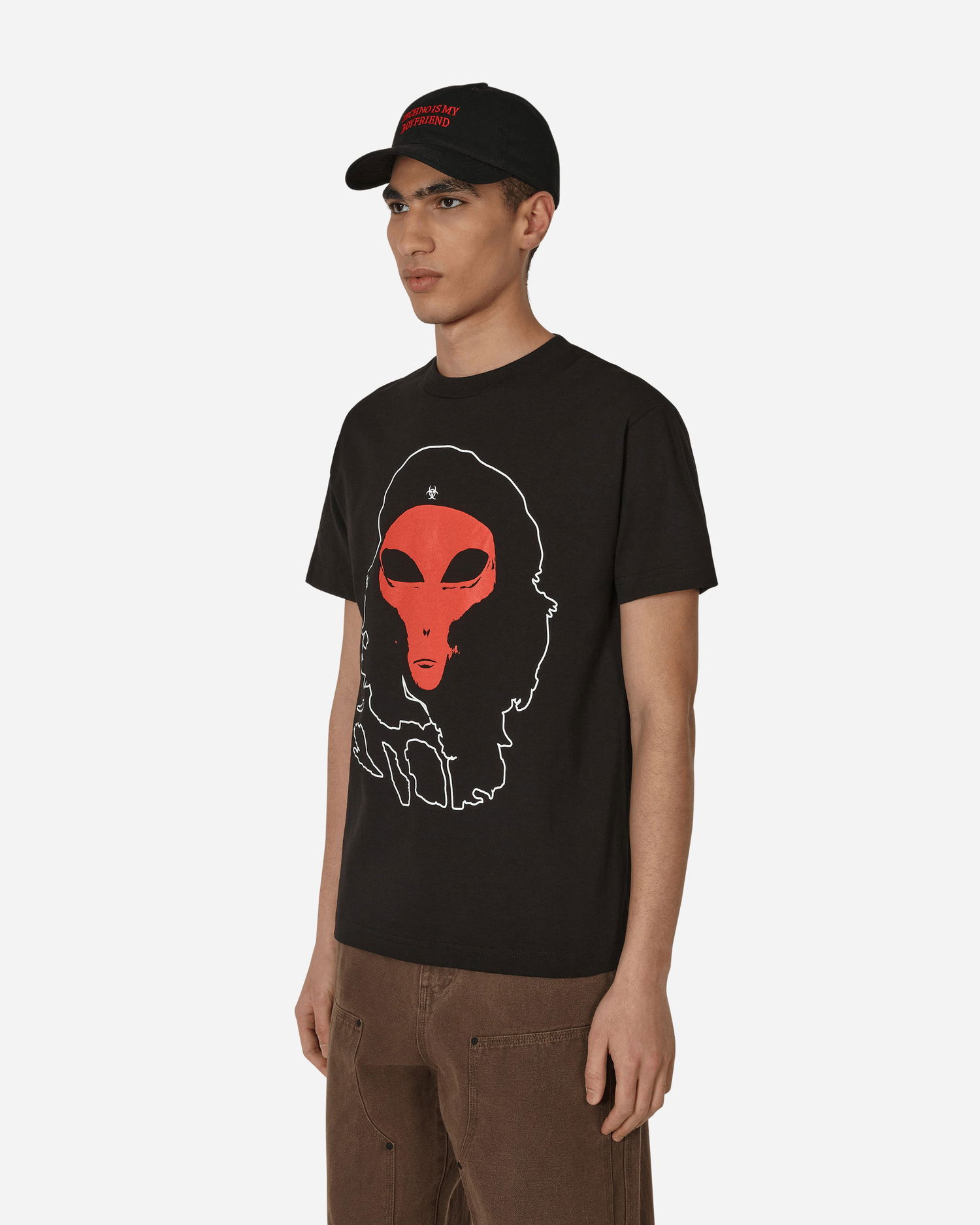 Tričko Pleasures Alien T-Shirt Čierna | P22W057 BLACK, 1