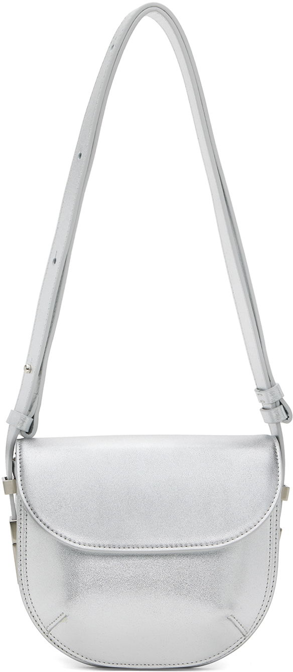 Taška cez rameno OSOI Leather Shoulder Bag Metalická | 23FB030-11-05, 0