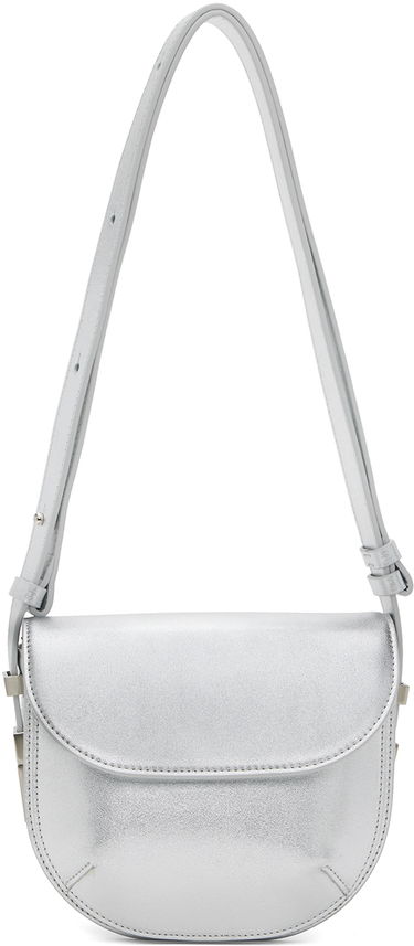 Taška cez rameno OSOI Leather Shoulder Bag Metalická | 23FB030-11-05, 0