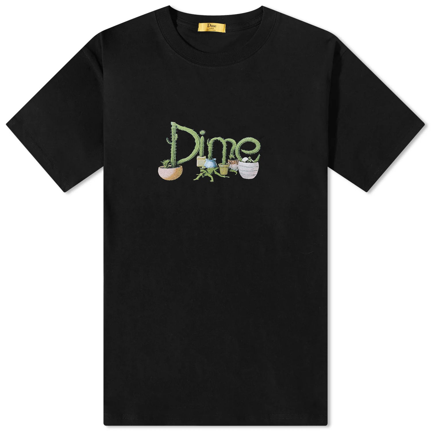 Tričko Dime Cactus Tee Black Čierna | DIMESU2321BLK, 0