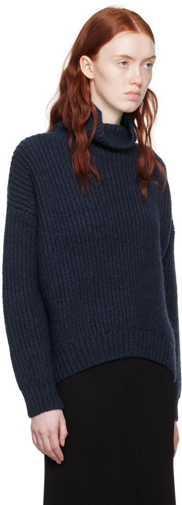 Sveter Anine Bing ANINE BING Sydney Turtleneck Sweater Navy | A-09-0102-420, 1