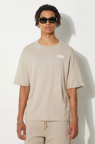 Tričko Alpha Industries T-Shirt Béžová | 118532.627, 0