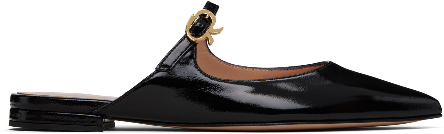 Tenisky a topánky Gianvito Rossi Jane Ribbon Slide Loafers Čierna | G95582-05RIC-NUI, 0