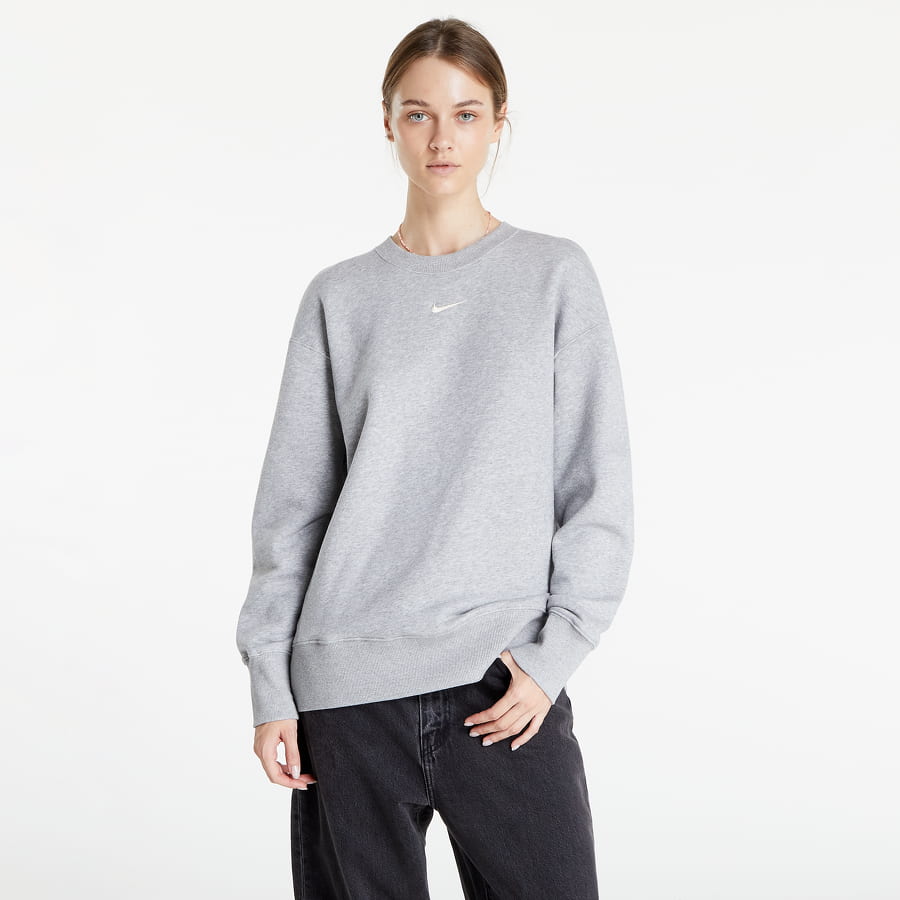 Mikina Nike NSW Phoenix Fleece Oversized Crewneck W Šedá | DQ5733-063, 0