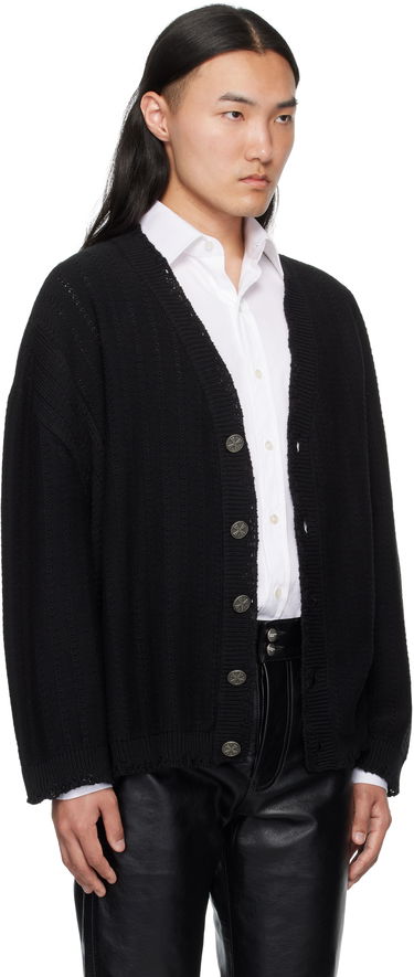 Sveter Enfants Riches Déprimés Enfants Riches Déprimés Asymmetrical Cardigan Čierna | 080-250, 1