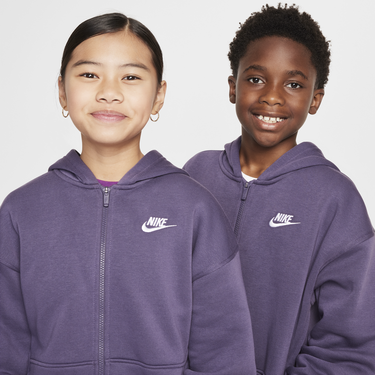 Mikina Nike Nike Sportswear Club Fleece Full-Zip Hoodie Fialová | FD2931-573, 2