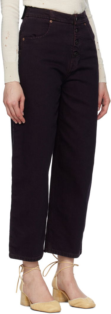 Džínsy Maison Margiela MM6 Maison Margiela Barrel-Leg Jeans Vínová | S52LA0268 M30032, 1