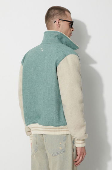 Bomber bunda Filling Pieces Filling Pieces Wool Varsity Jacket Zelené | 78616981033, 2