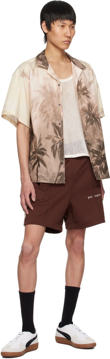 Košeľa Palm Angels Palm Angels Sunset Palms Bowling Shirt Béžová | PMGG00AS25FAB0026110, 3