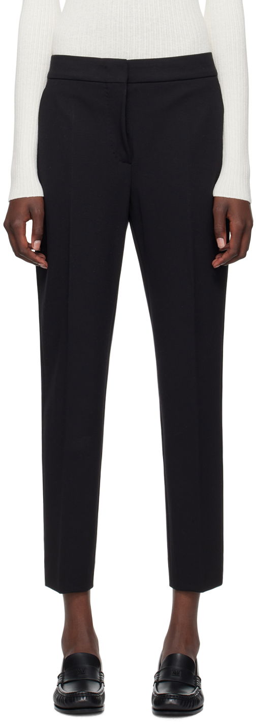Nohavice Max Mara Max Mara Women's Slim Fit Dress Trousers Čierna | 2421786021, 0
