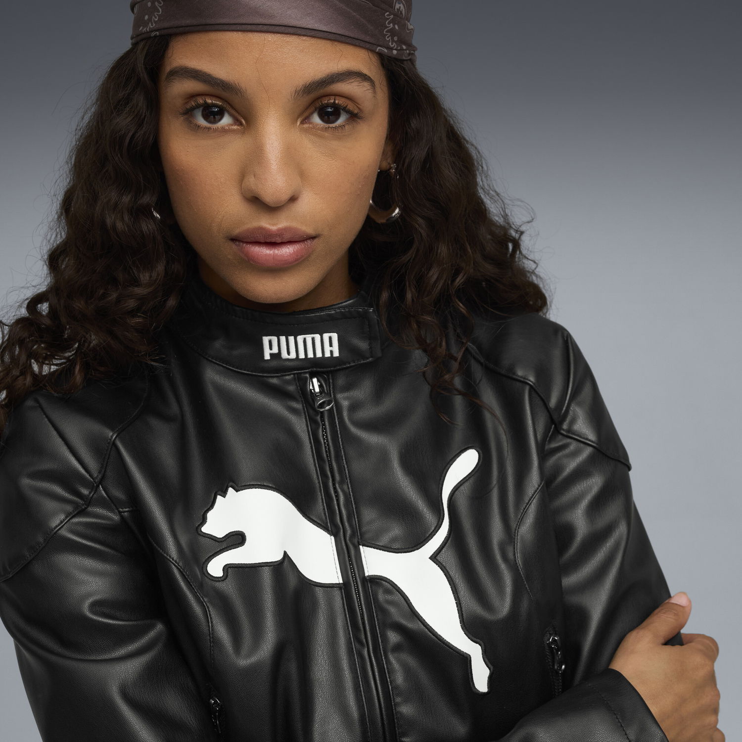 Bunda Puma FUTURE.ARCHIVE Faux Leather Jacket Čierna | 632170_01, 1