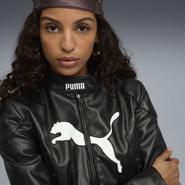 Bunda Puma FUTURE.ARCHIVE Faux Leather Jacket Čierna | 632170_01, 1