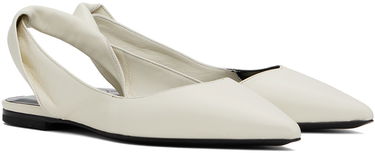 Starostlivosť o obuv BY FAR BY FAR Yasha Slingback Flats Biela | MWFFC024LL002WH020PL, 3