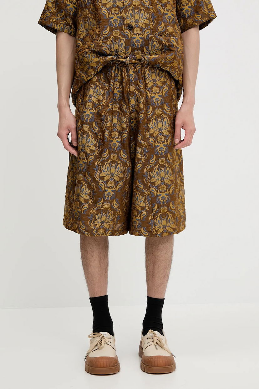 Šortky Needles Needles x Kae Tanaka H.D. Shorts Hnedá | QV431