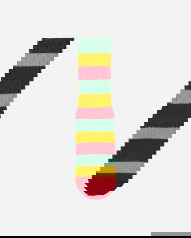 Ponožky KAPITAL Rainbowy Happy Heel Socks Rôznofarebný | EK-1365XS 1, 2