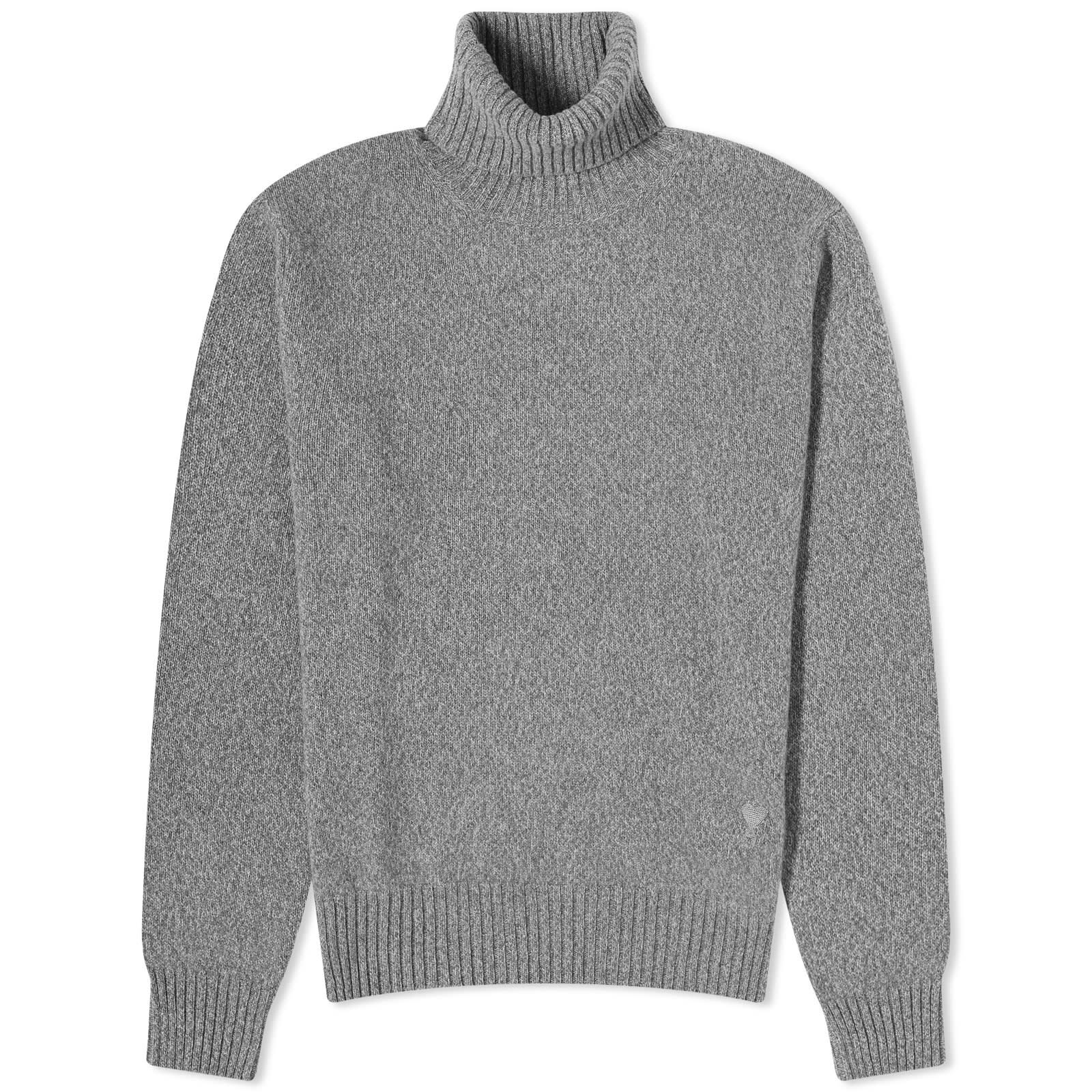 Tonal Heart Cashmere Crewneck