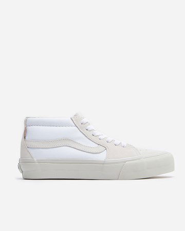 Tenisky a topánky Vans JJJJOUND x Sk8-Mid VLT LX "True White" Biela | VN0A7TNHW001, 2