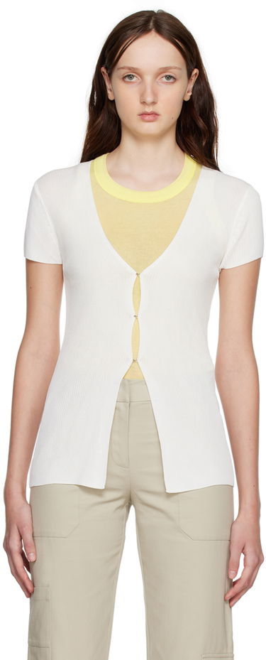 Tričko BEC + BRIDGE BEC + BRIDGE Tilda Knit Top Biela | H22-20908, 0