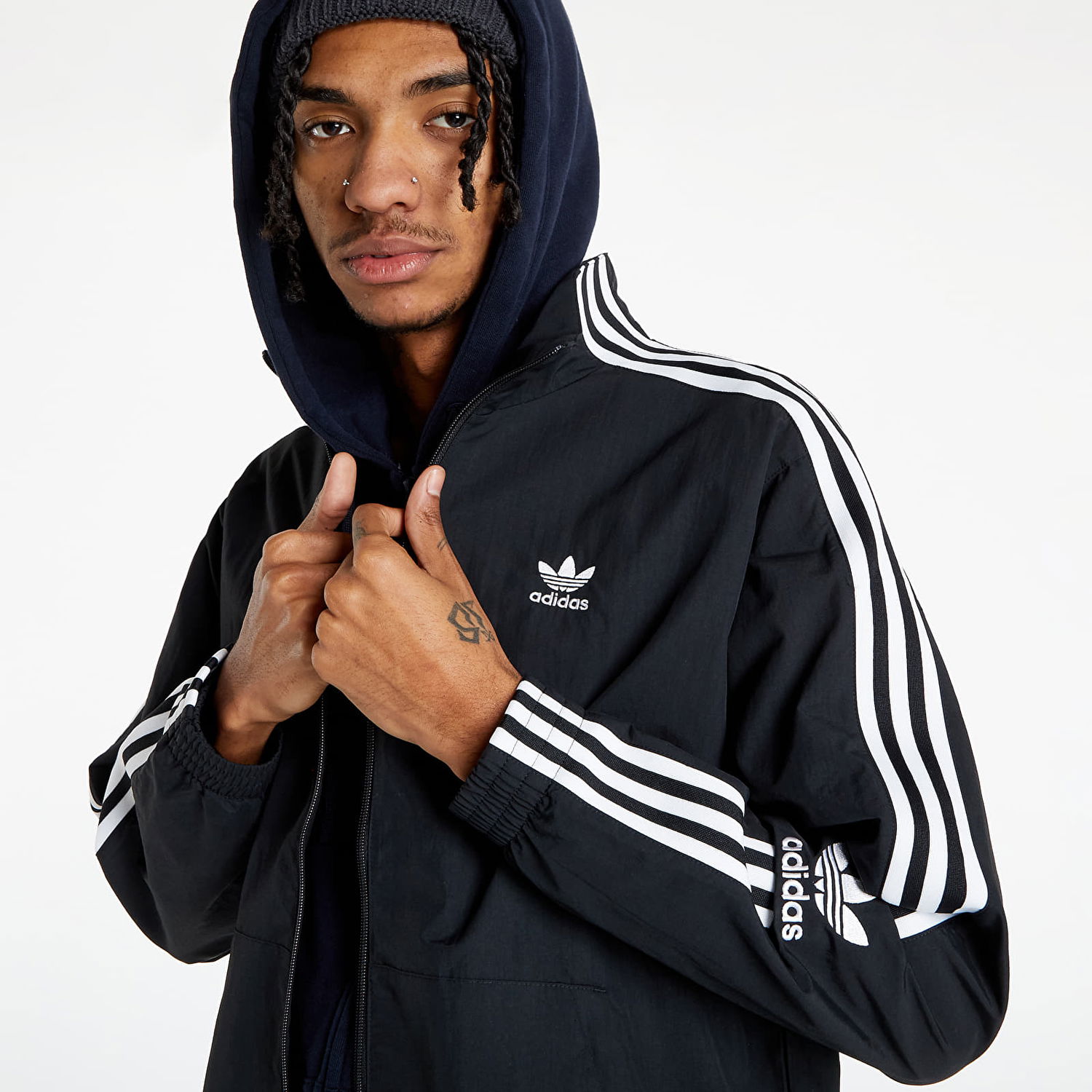 Vetrovka adidas Originals Lock Up TT Čierna | H41391, 1