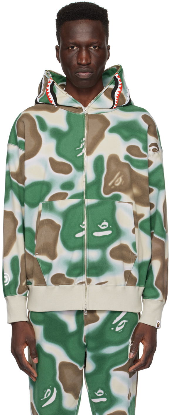 Liquid Camo Shark Hoodie