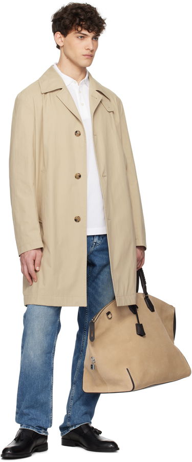 Trenčkot BOSS BOSS Classic-Fit Coat Béžová | 50540478, 3
