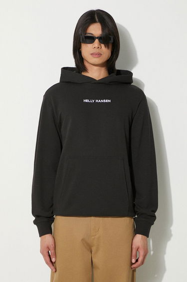 Mikina Helly Hansen Hoodie With Logo Čierna | 53533, 0
