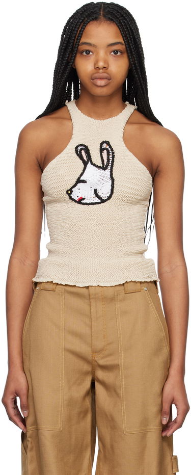 Tielko Stella McCartney Graphic Tank Top Béžová | 6K04373S2397, 0