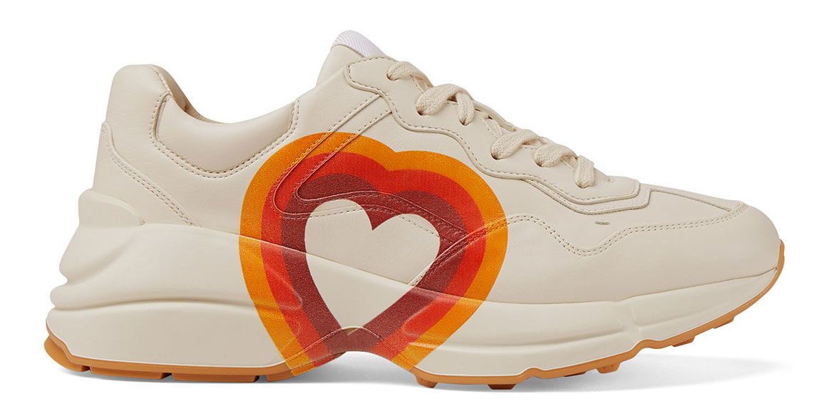 Tenisky a topánky Gucci Rhyton 'Interlocking G Heart' (W) Béžová | 550049 DRW00 9022, 0