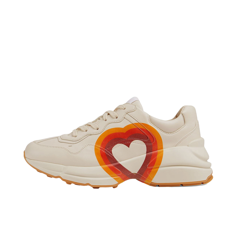 Tenisky a topánky Gucci Rhyton 'Interlocking G Heart' (W) Béžová | 550049 DRW00 9022