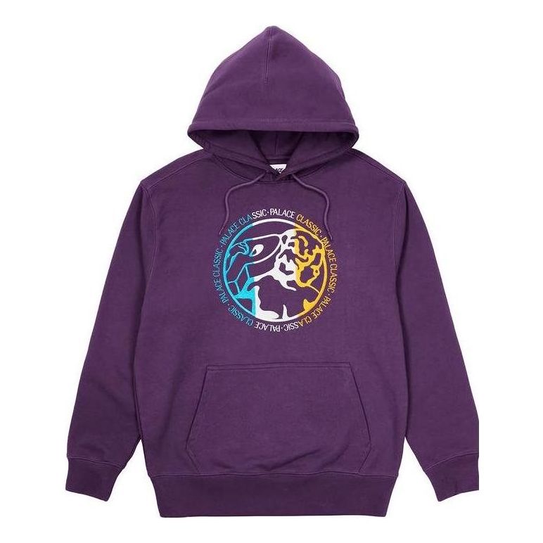 Mikina Palace Classico Graphic Hoodie Fialová | P22CS053