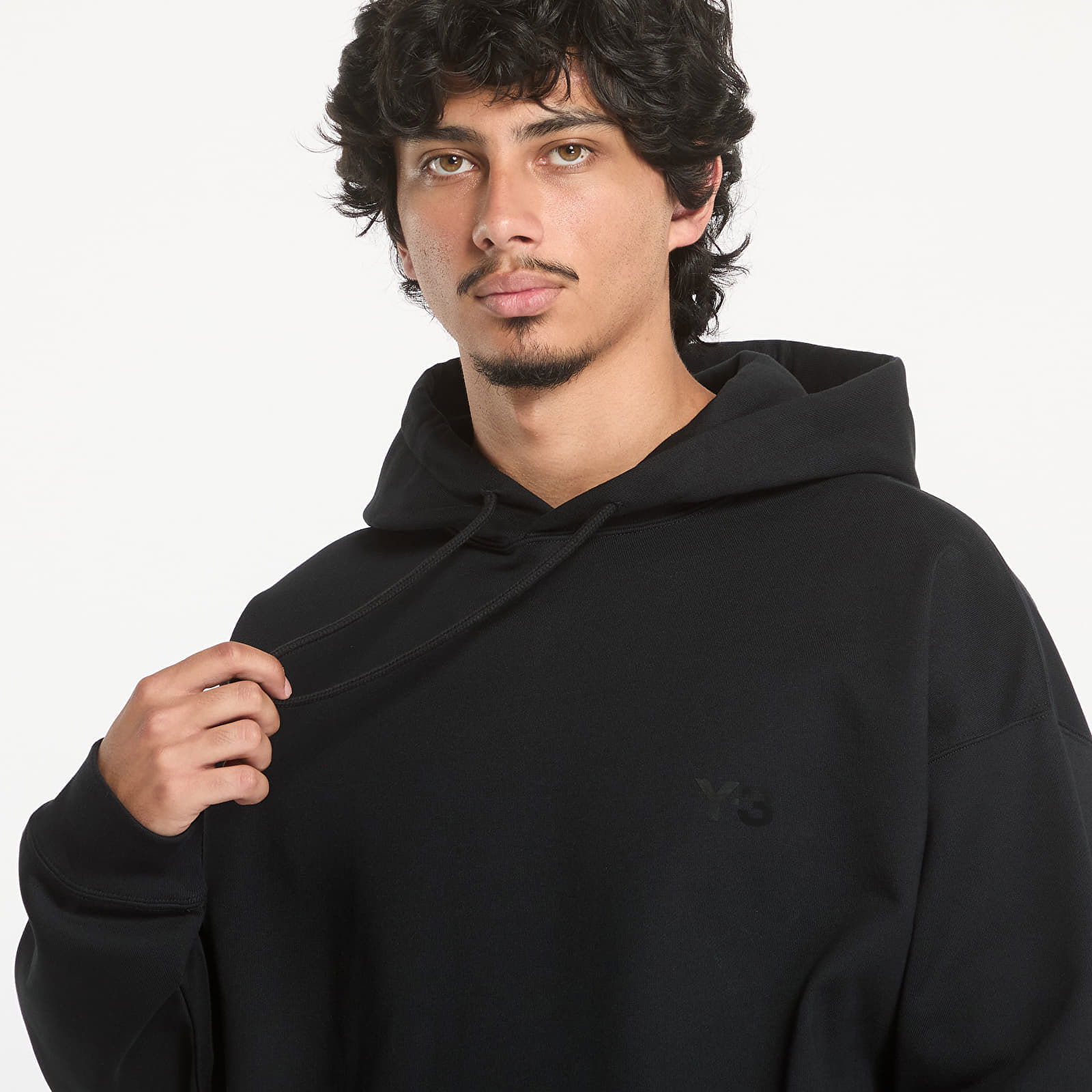 Brushed Terry Hoodie UNISEX Black