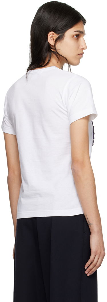 Tričko Comme des Garçons Comme des Garçons Girl Dot Appliqué T-Shirt Biela | NK-T004-051, 2