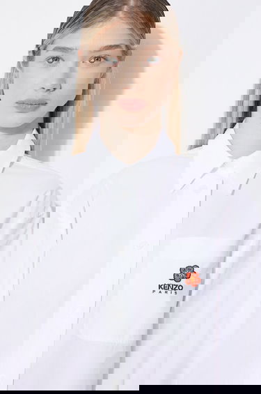 Košeľa KENZO Boke Flower Oversize Relaxed Shirt with Classic Collar Biela | FD52CH0919LH.01, 3