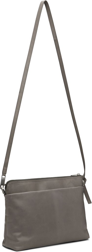Taška cez rameno Rick Owens Rick Owens Concordians Adri Flat Crossbody Bag Šedá | RA02E0727 LCAPA, 2