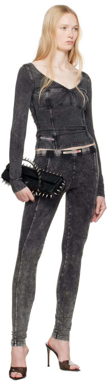 Legíny Diesel Diesel Athena-Dnm Leggings Šedá | A17571 0SHAN, 3