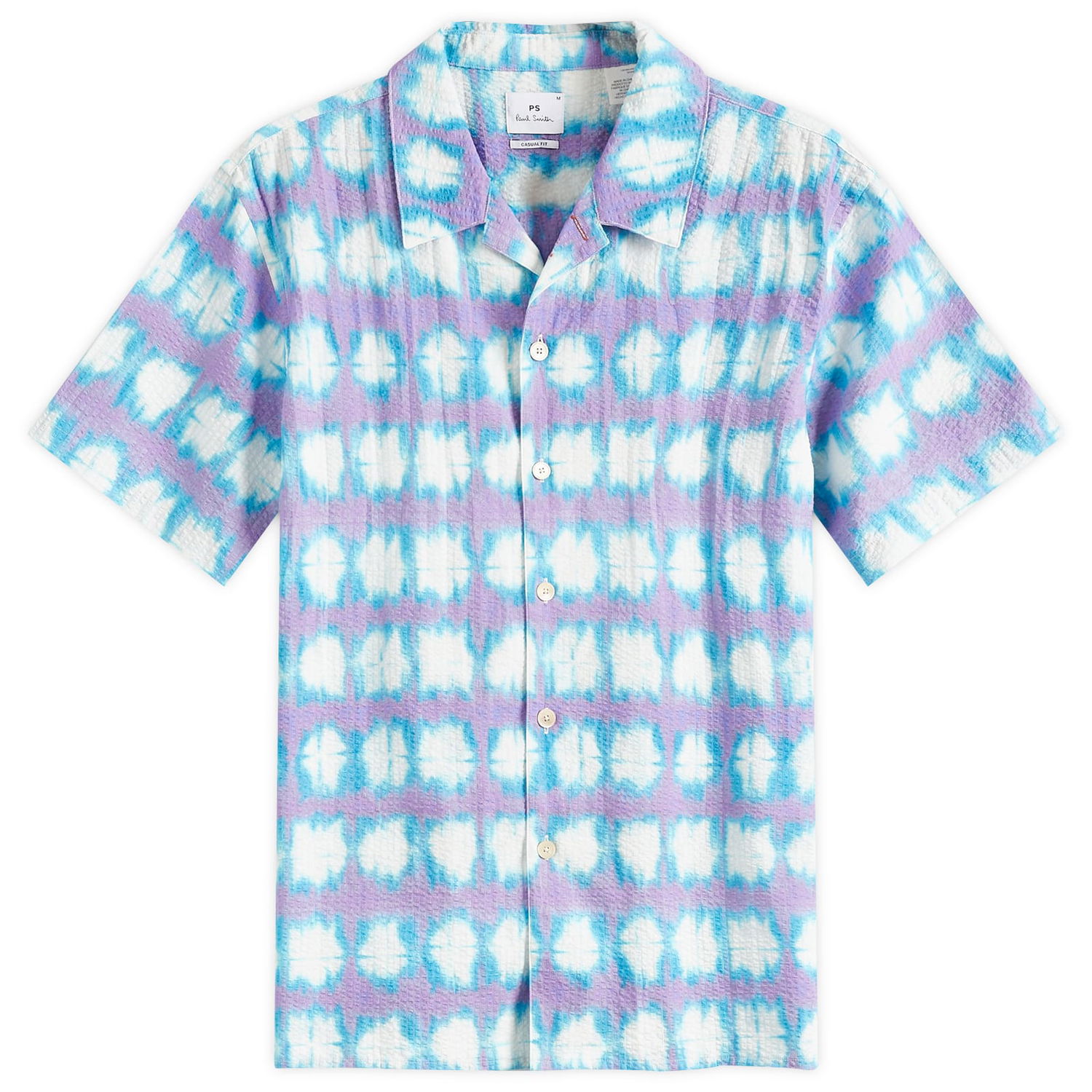 Košeľa Paul Smith Paul Smith Men's Dyed Vacation Shirt Modrá | M2R-695U-N22104-44, 1